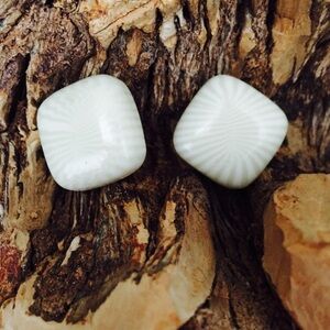 Vintage Lucite Clip-on Earrings